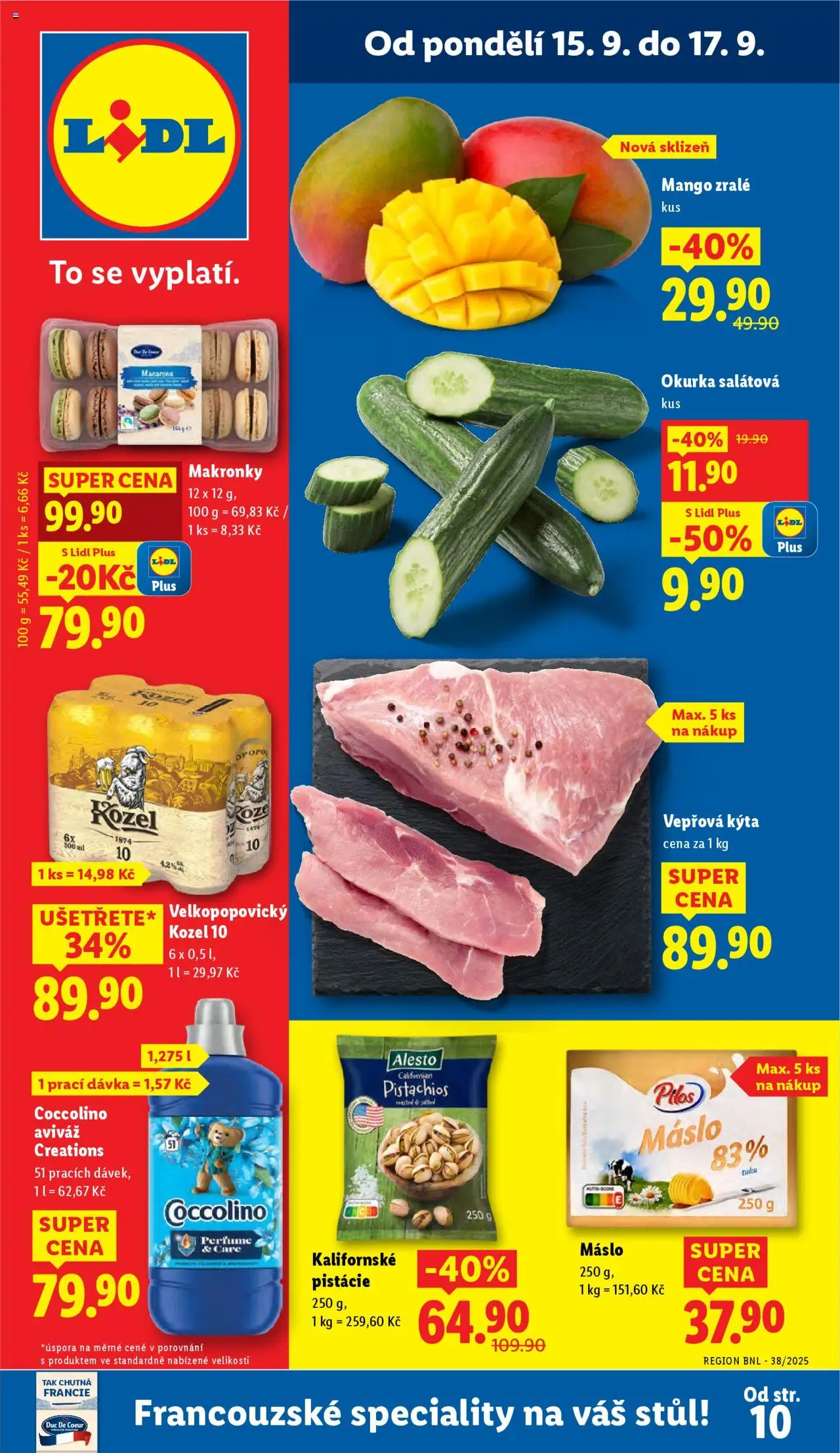  LIDL leták příští týden od 15.09.2025 >> Lidl Akce