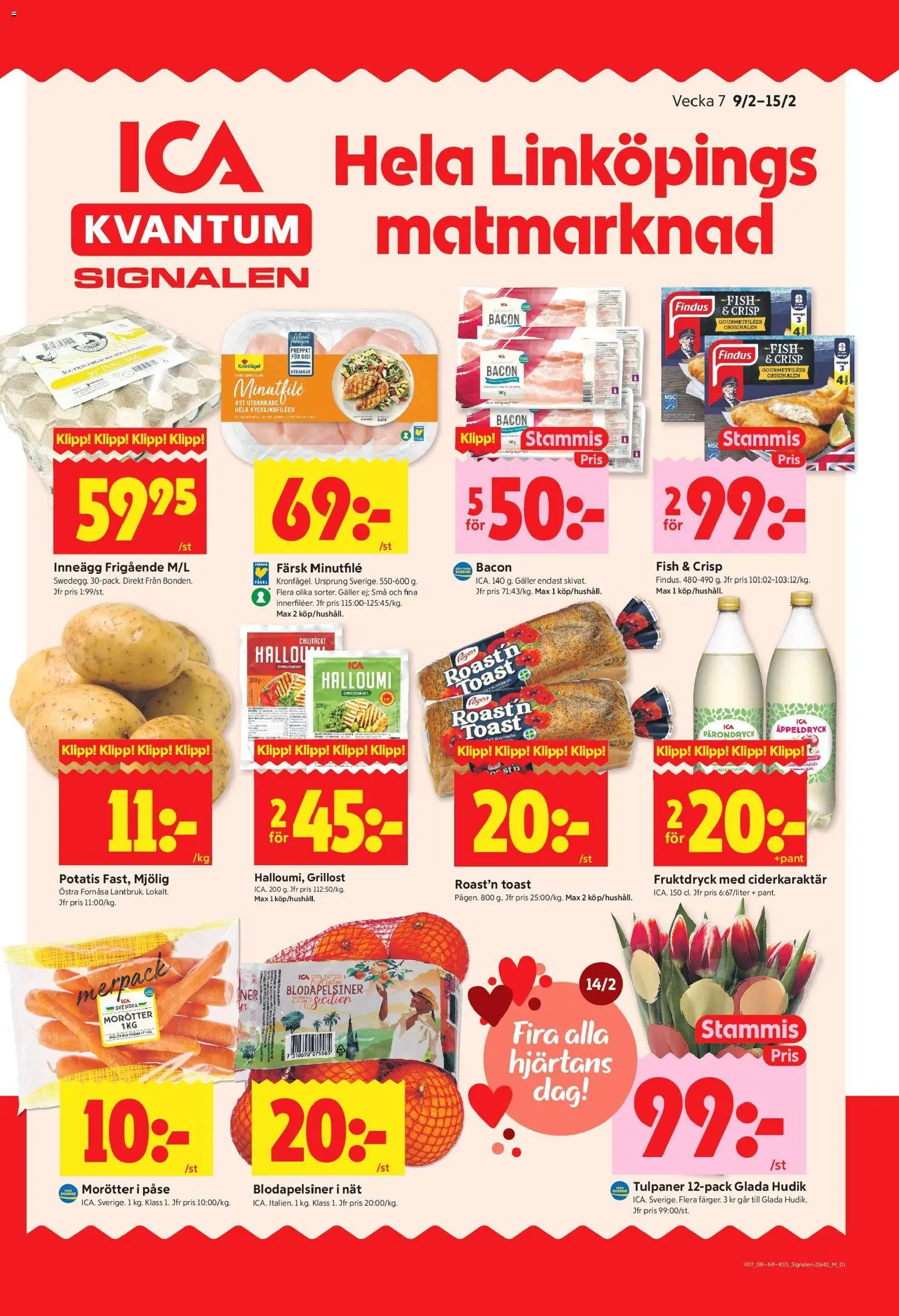 Förhandsgranska reklamblad Linköping från butik ICA Kvantum gäller från 09/02/2026