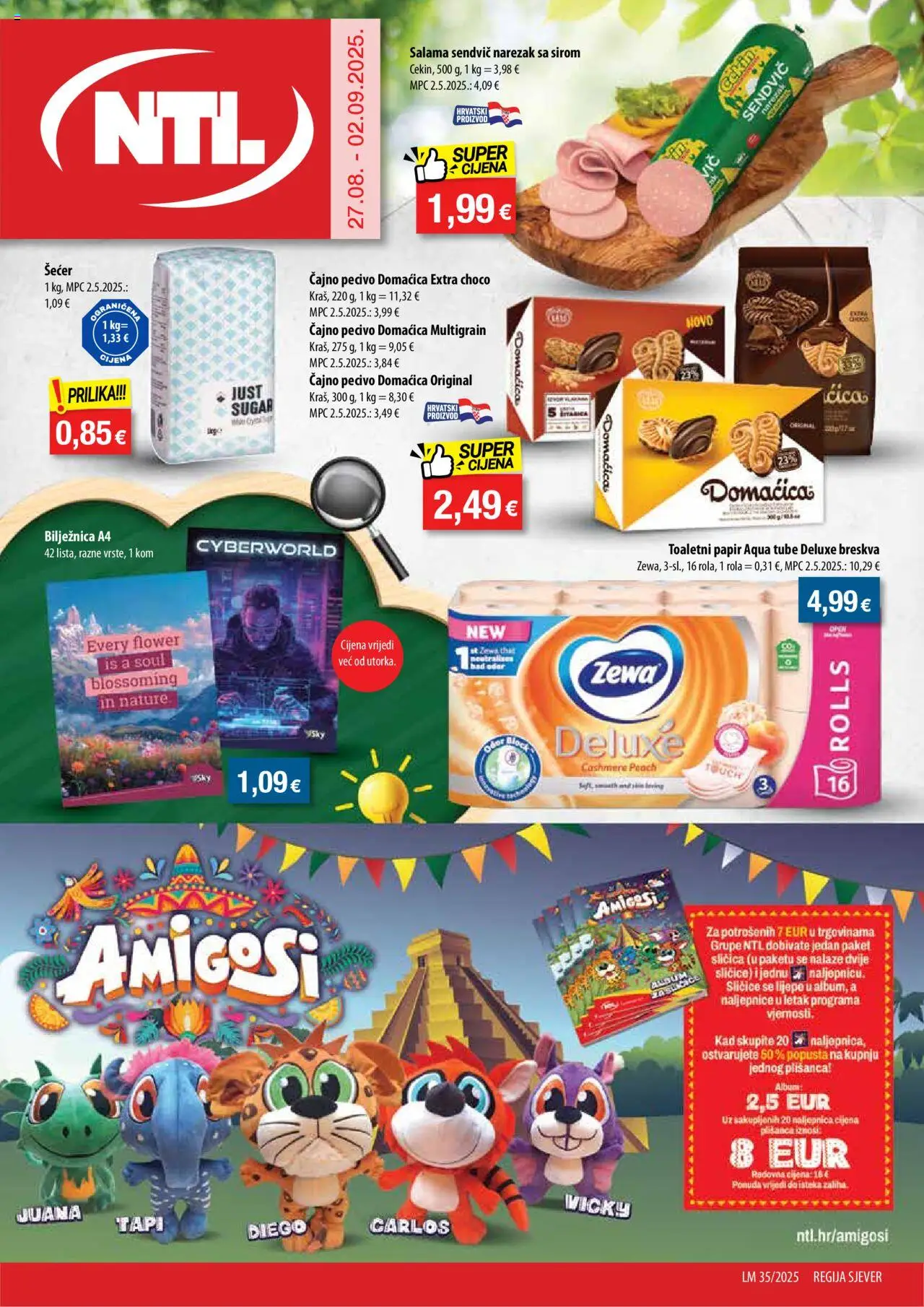 NTL aktualni Katalog vrijedi od 27.08.2025 - tjedna akcija broj stranice 1