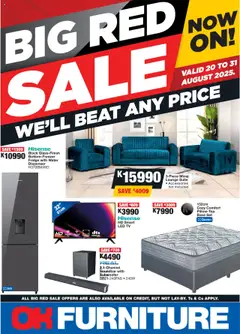 Preview of OK Furniture flyer valid from 20/08/2025