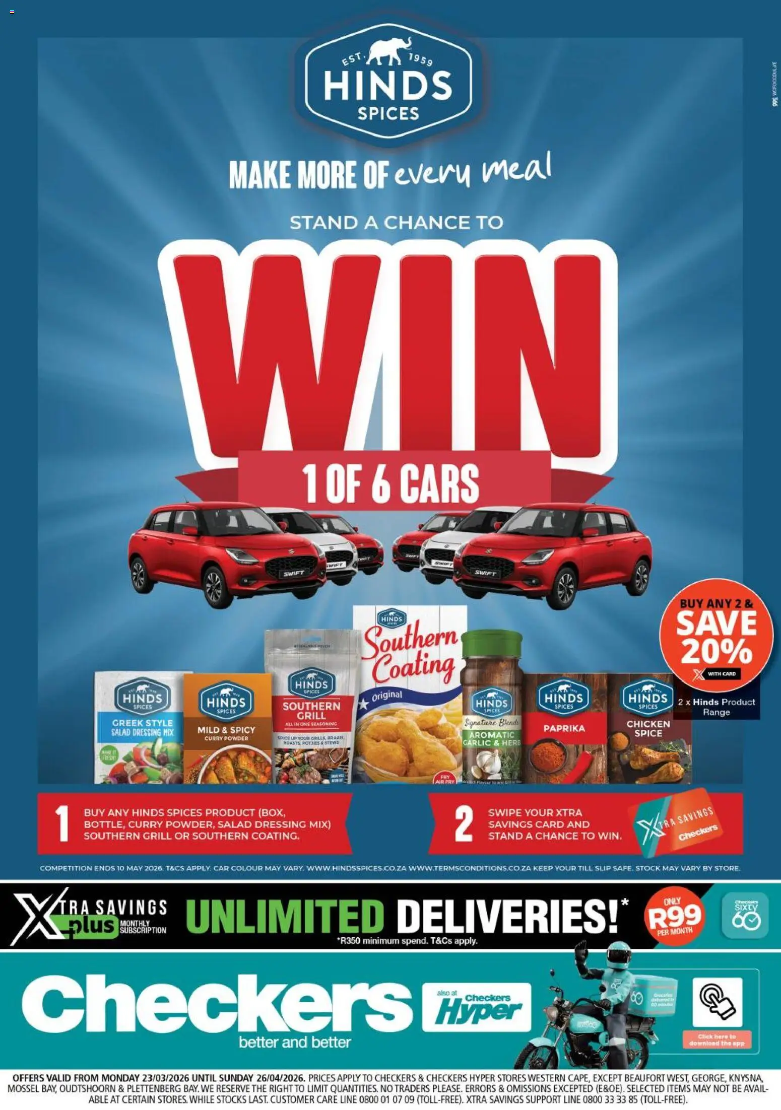 Preview of Checkers flyer valid from 23/03/2026