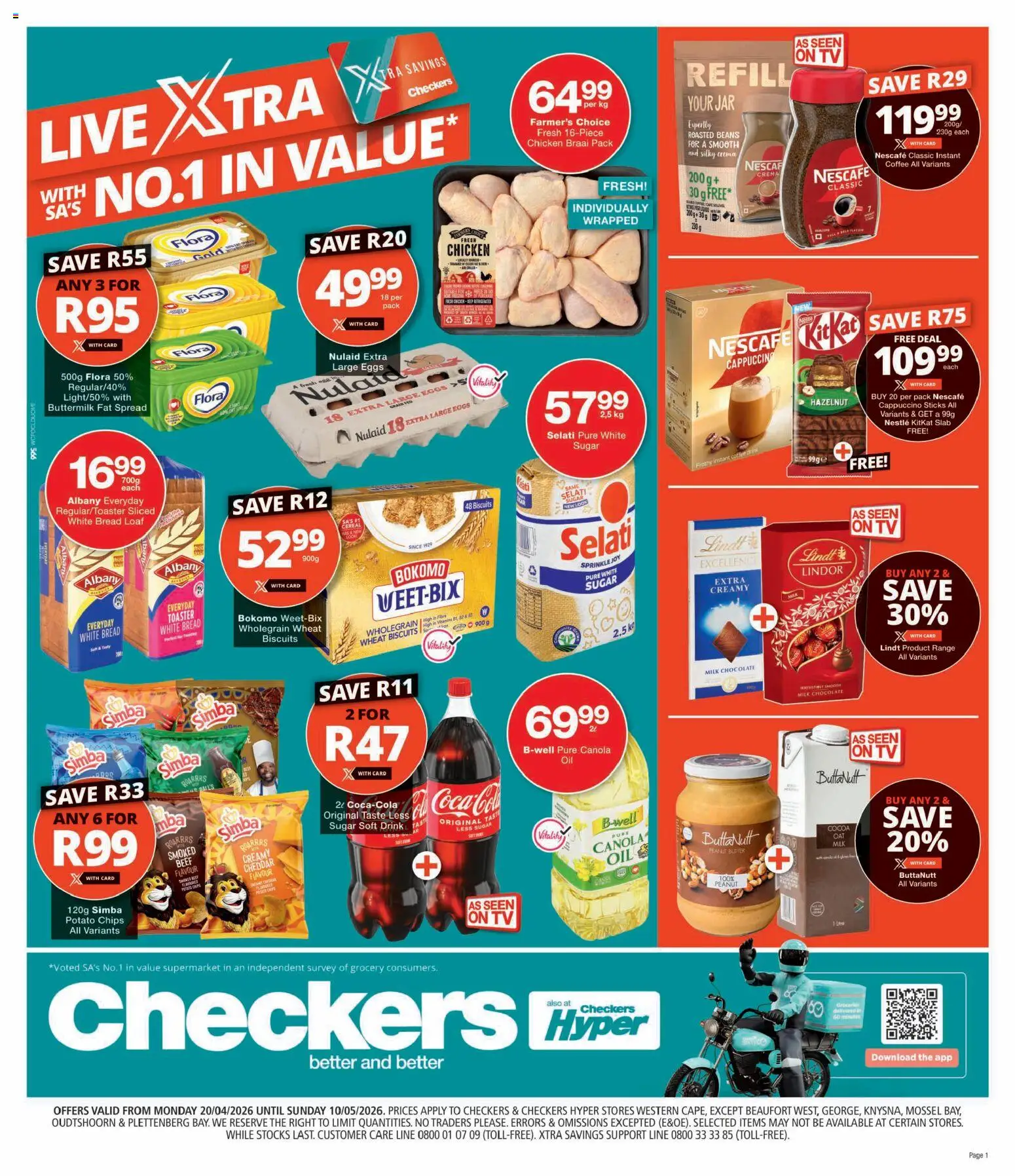 Preview of Checkers flyer valid from 20/04/2026