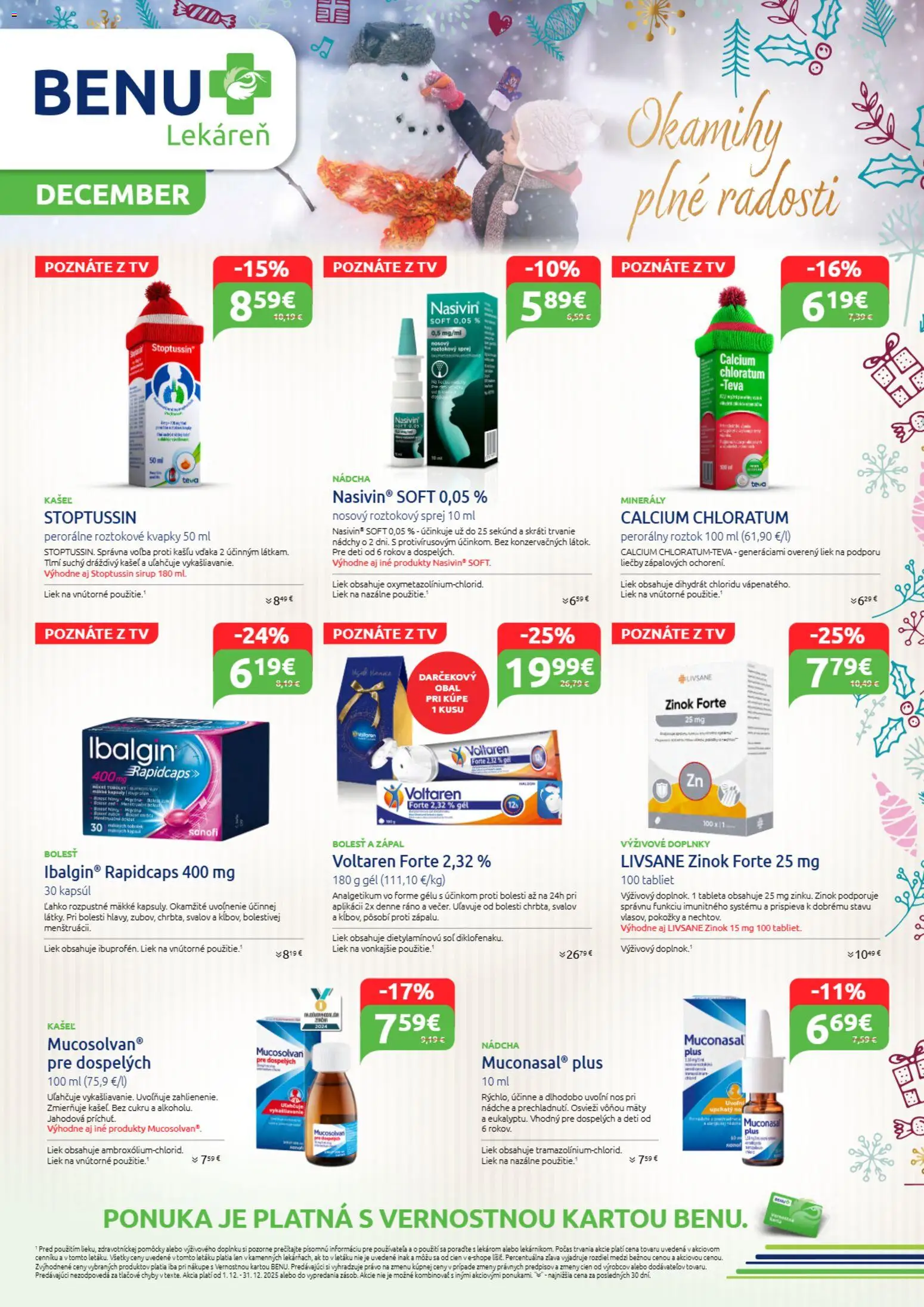 Náhľad BENU Lekáreň letáku platného od 01.12.2025