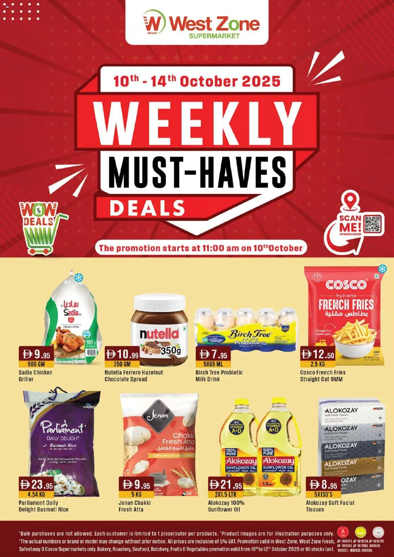 Catalogue Westzone Supermarket catalog - the latest offers and deals valid from 10 Oct, 2025 page 1