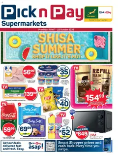 Preview of Pick n Pay flyer valid from 07/10/2025