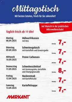 Vorschau von dem Prospekt des Geschäftes Markant, gültig ab dem 08.09.2025