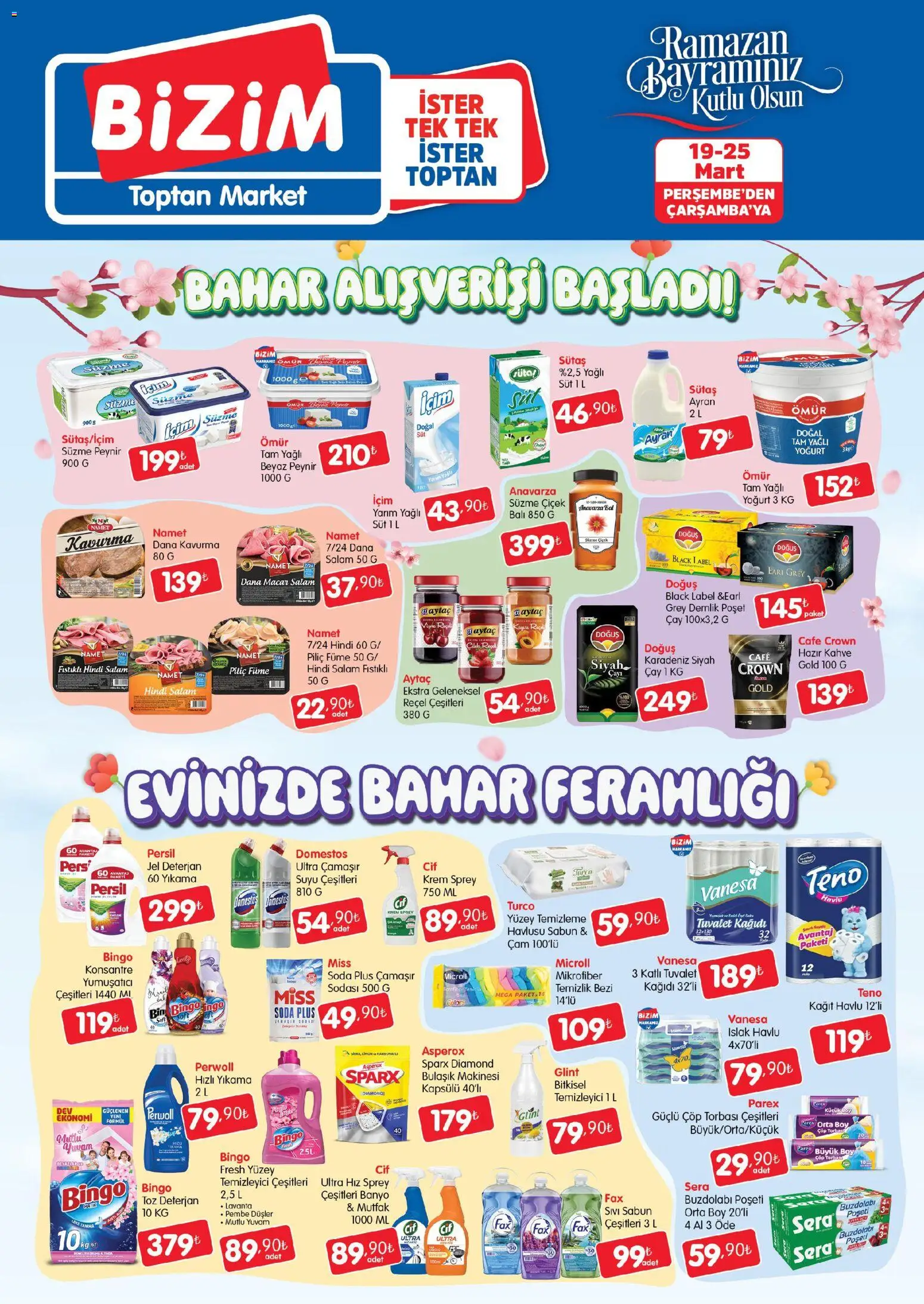 Bizim Toptan Bizim Toptan Katalog 19.03.2026 - Broşürünün önizlemesi