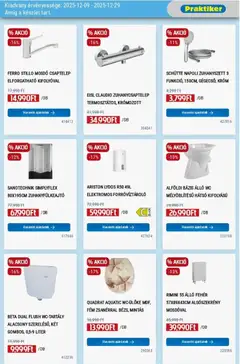 Praktiker - Akciós újság Praktiker megtekintése, amely érvényes 2025.12.09.-től | Oldal: 9