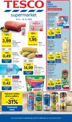 Náhľad Tesco letáku platného od 06.08.2025