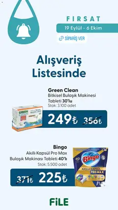 File Market İndirim 01.10.2025 - Broşürünün önizlemesi