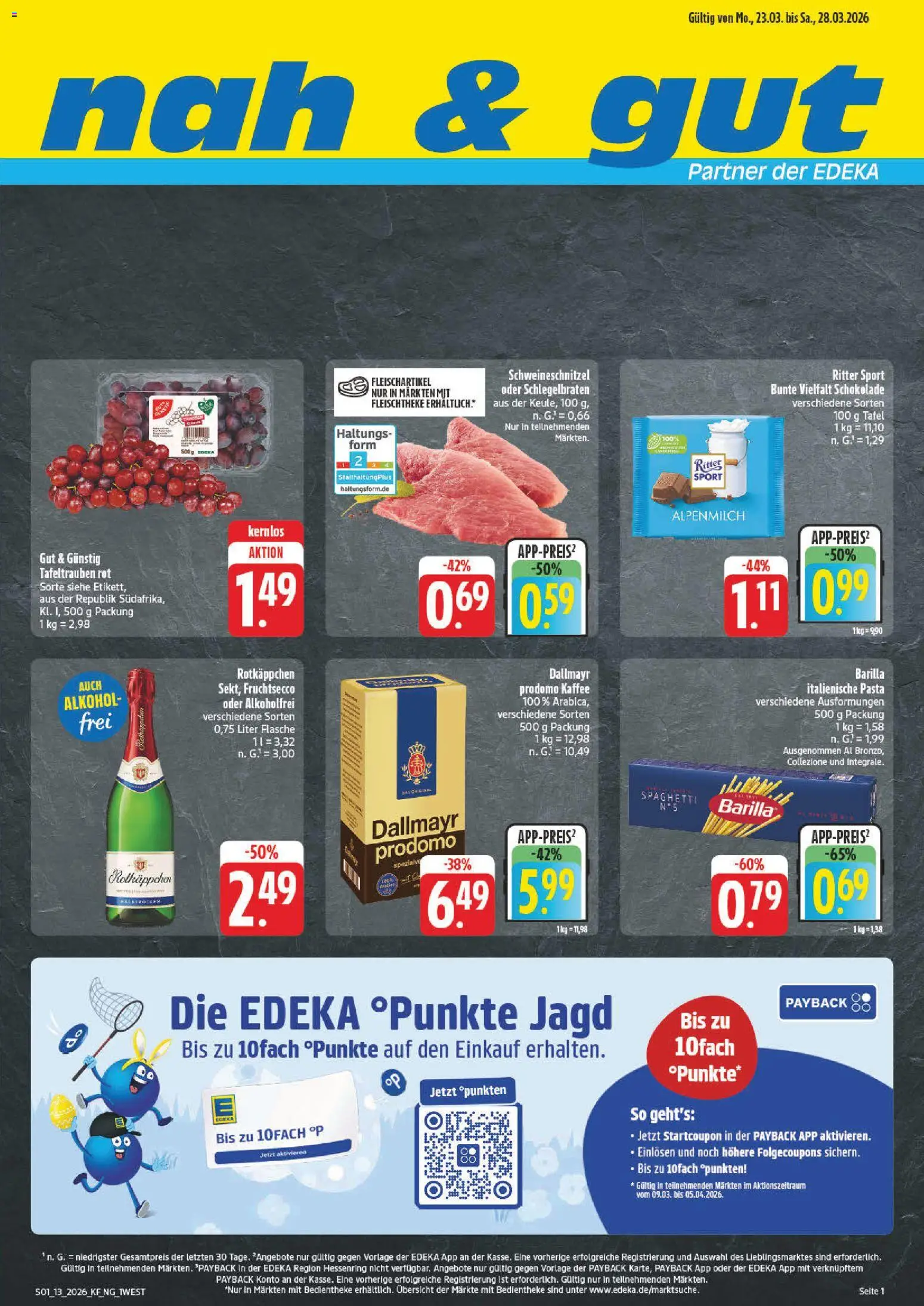 Vorschau von dem Prospekt des Geschäftes nah & gut, gültig ab dem 23.03.2026