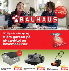 Eksempel på tilbudsavis Bauhaus - Tilbudsavis fra butik Bauhaus gyldig fra 07/04/2026
