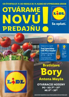 Náhľad Lidl letáku platného od 27.11.2025