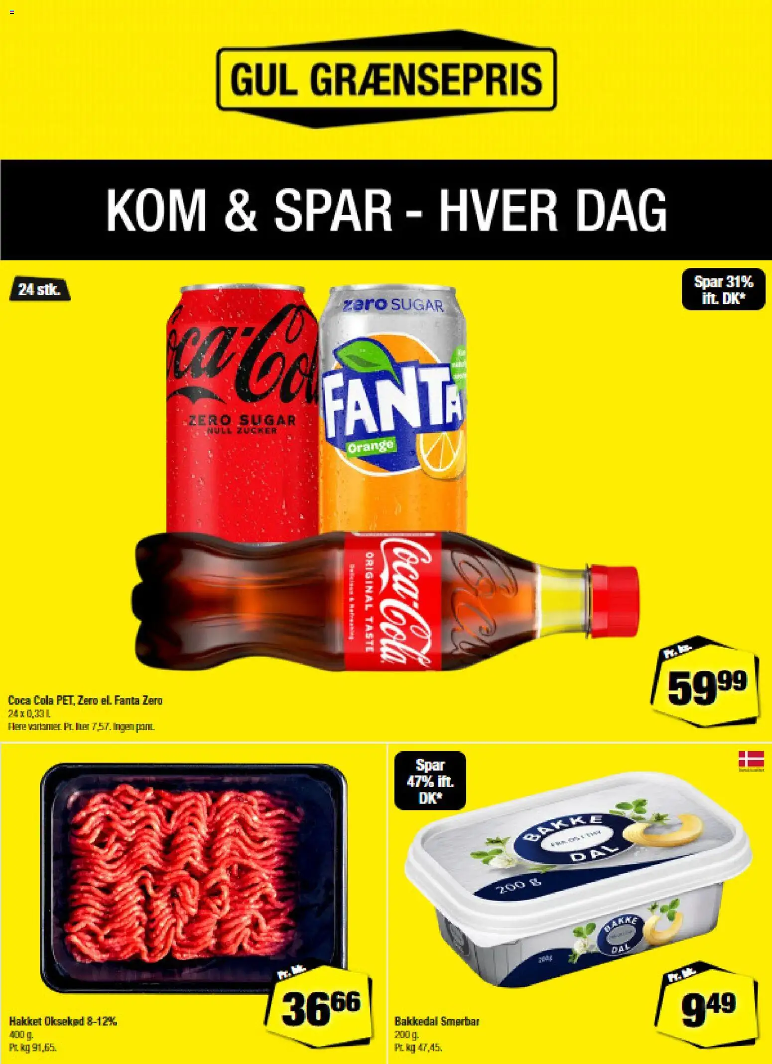 Eksempel på tilbudsavis Gul Grænsepris fra butik Calle gyldig fra 18/02/2026