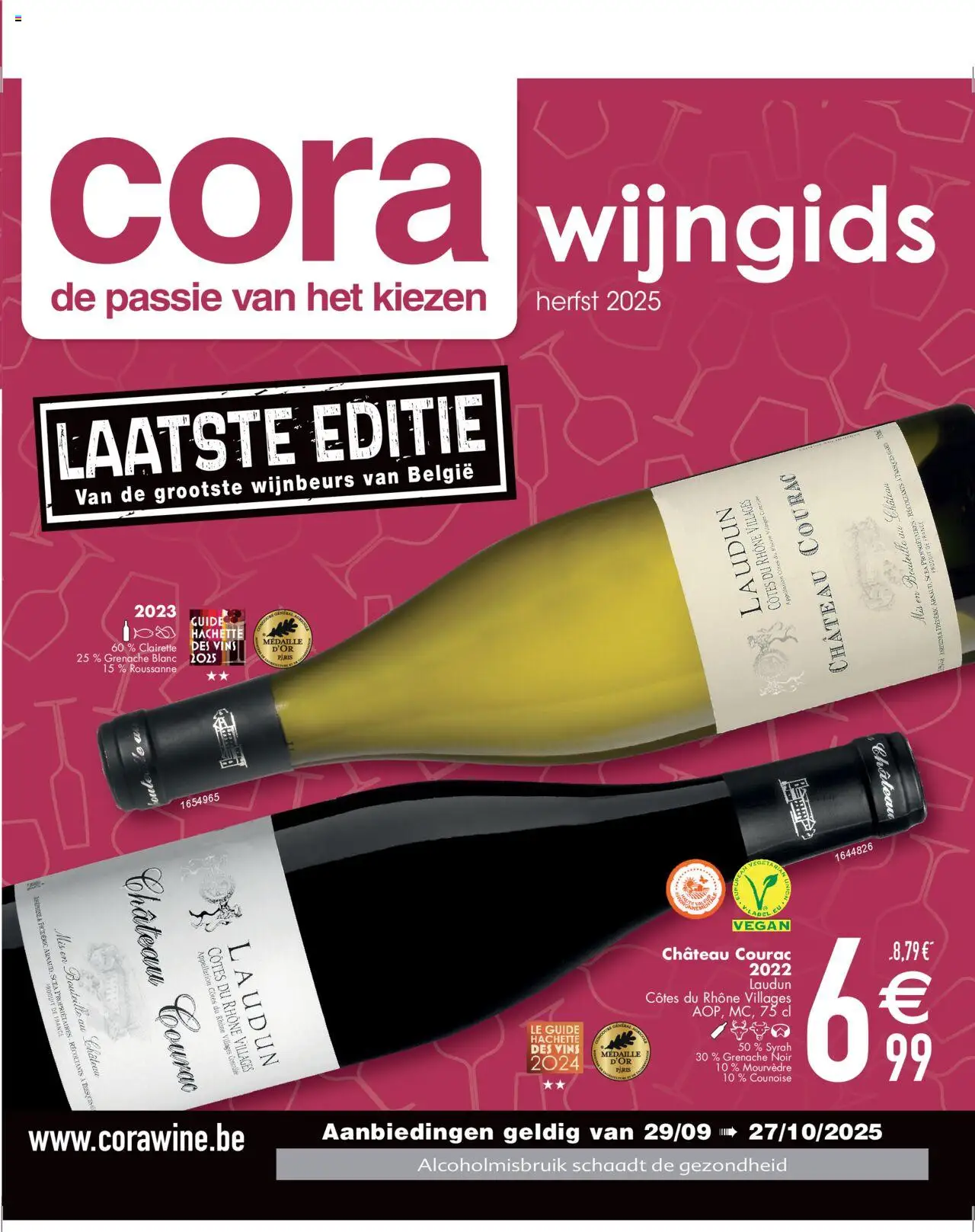 Cora shop Wijngids geldig vanaf 29/09/2025 - Paginanummer 1