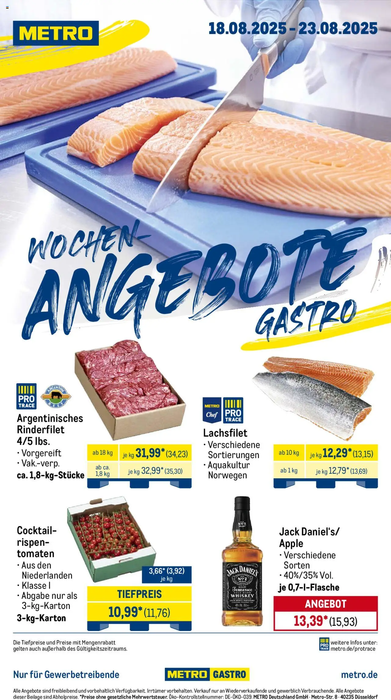 Metro Prospekt ab 18.08.2025 - Wochen-Angebote Gastro
