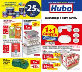 Prévisualisation de Publicité du magasin Hubo formulaire valide 29/12/2025