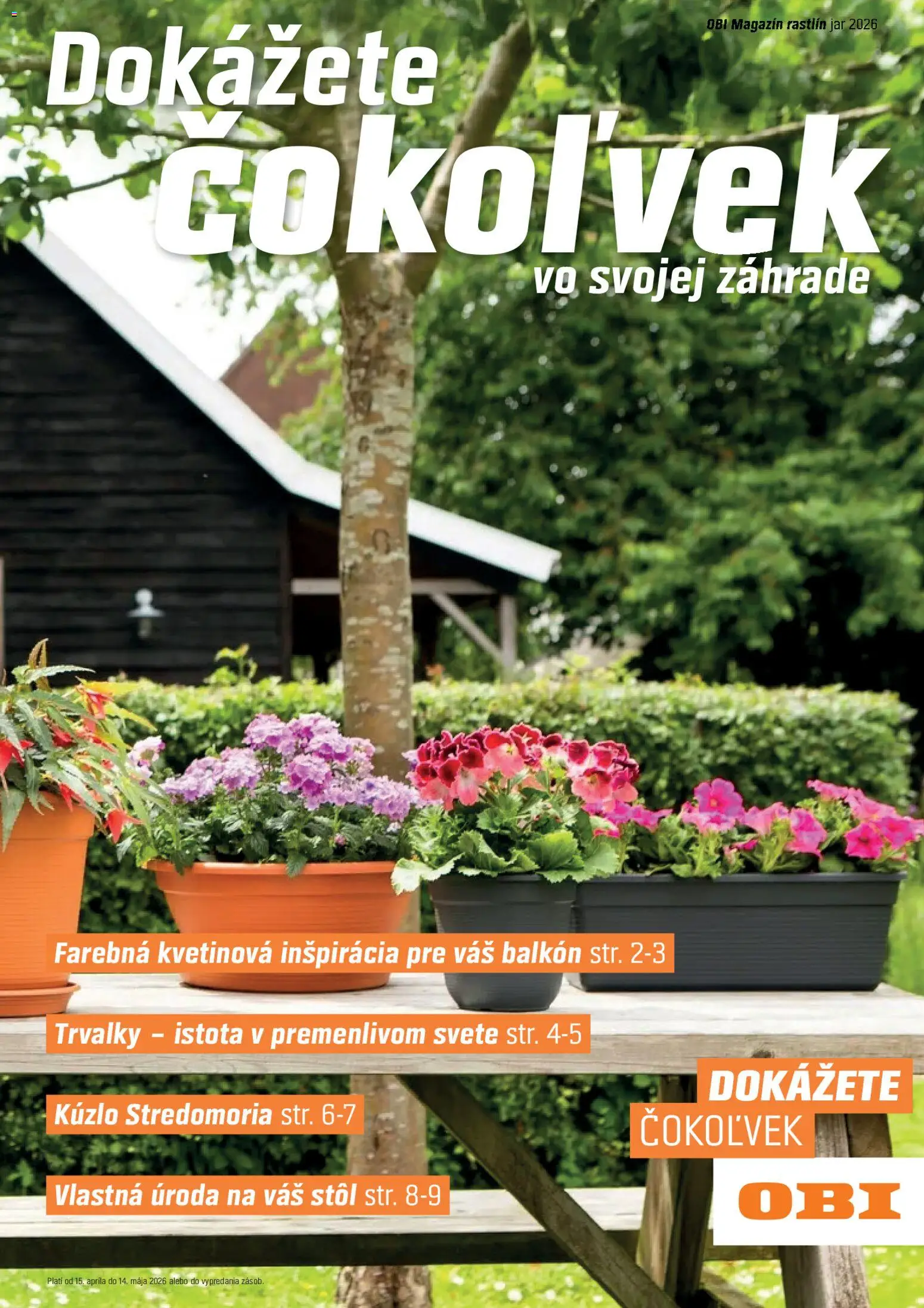 Náhľad OBI letáku platného od 15.04.2026