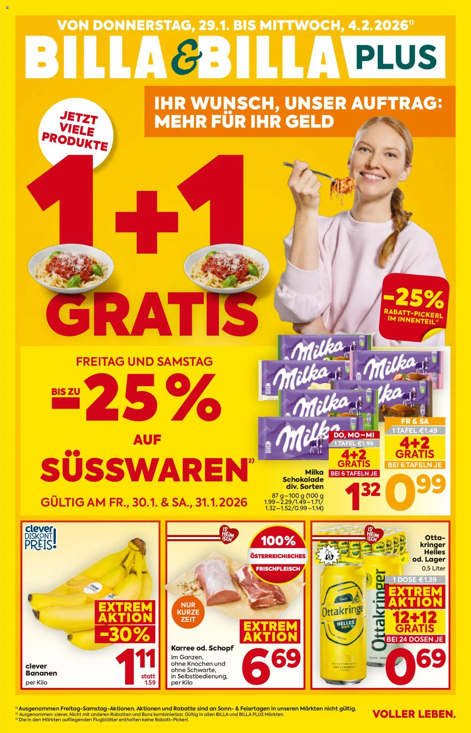 Vorschau der Angebote: Billa Prospekt aktuell gültig ab 29.01.2026