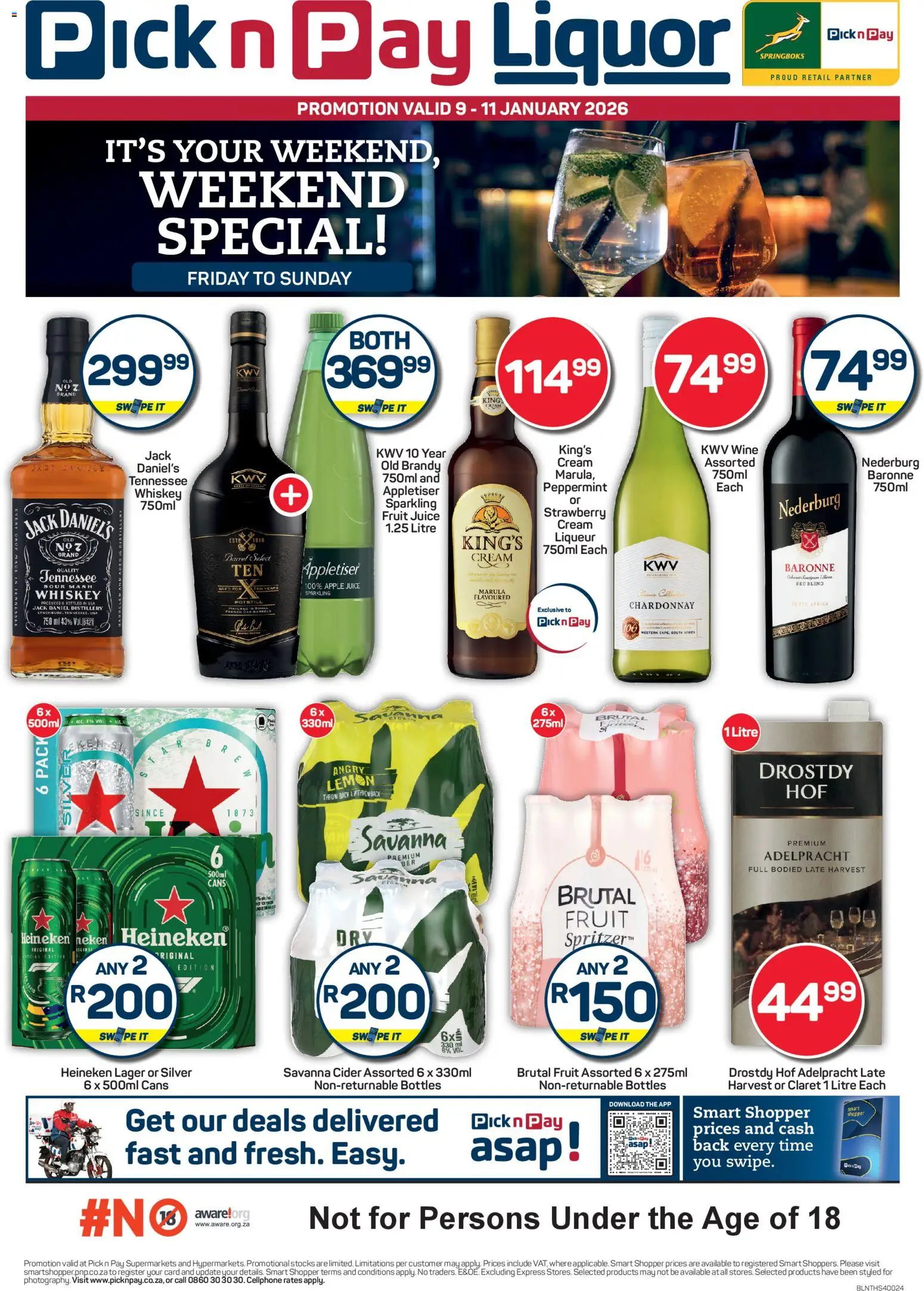 Preview of Pick n Pay flyer valid from 09/01/2026