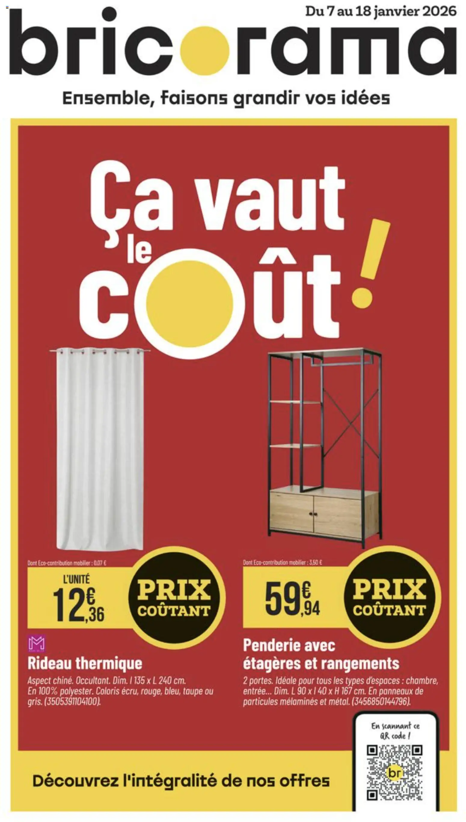 Prévisualisation de Catalogue du magasin Bricorama formulaire valide 07/01/2026