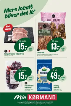 Eksempel på tilbudsavis Min Købmand - Tilbudsavis uge 11 fra butik Min Købmand gyldig fra 06/03/2026