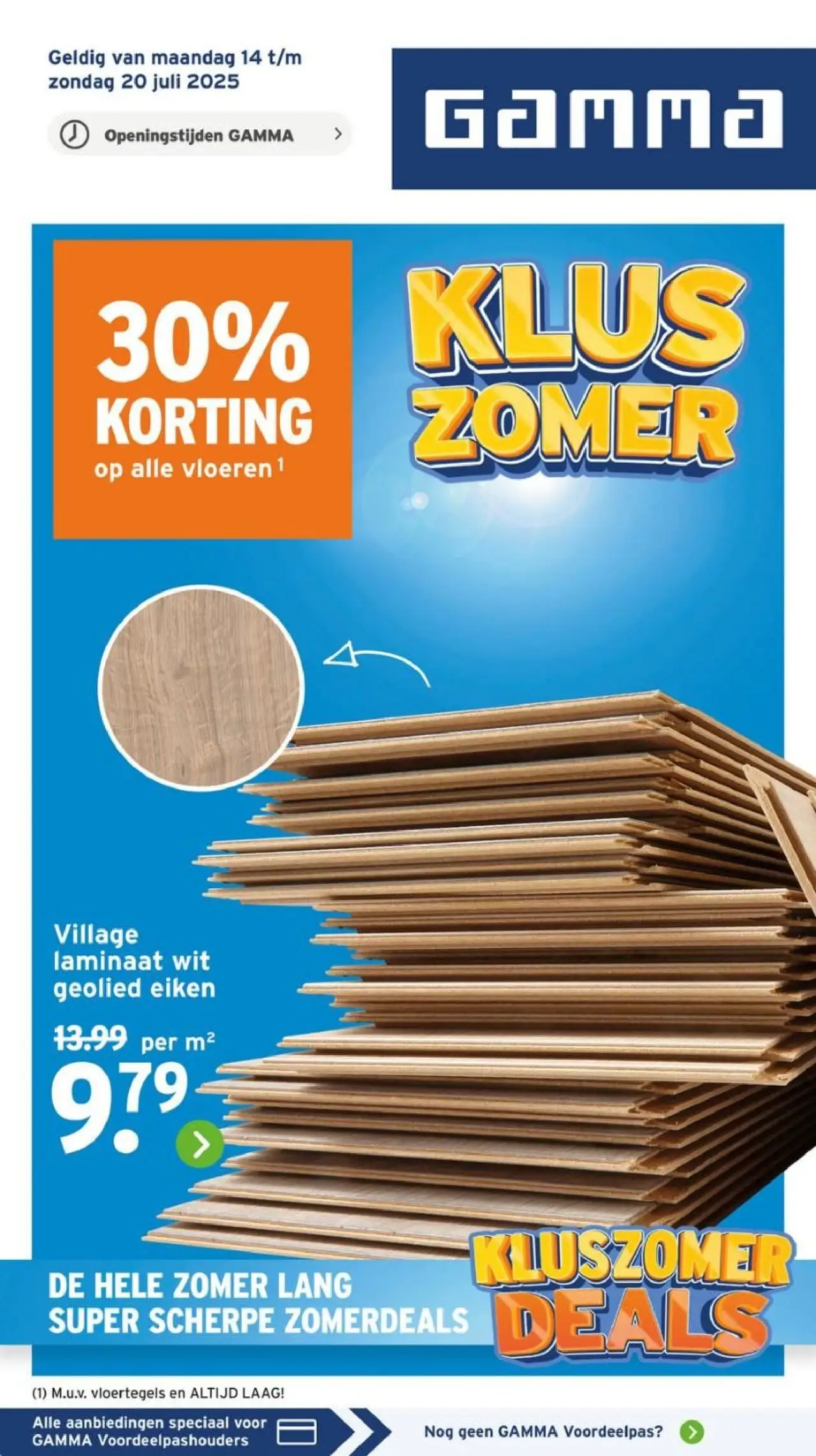 GAMMA shop Folder geldig vanaf 14-07-2025 - Paginanummer 1