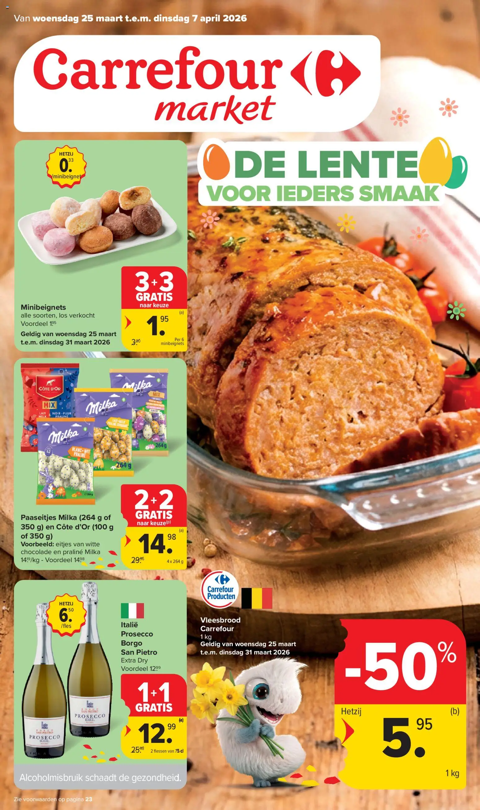 Voorbeeld van Carrefour market Folder week 13 van winkel Carrefour market geldig vanaf 25/03/2026