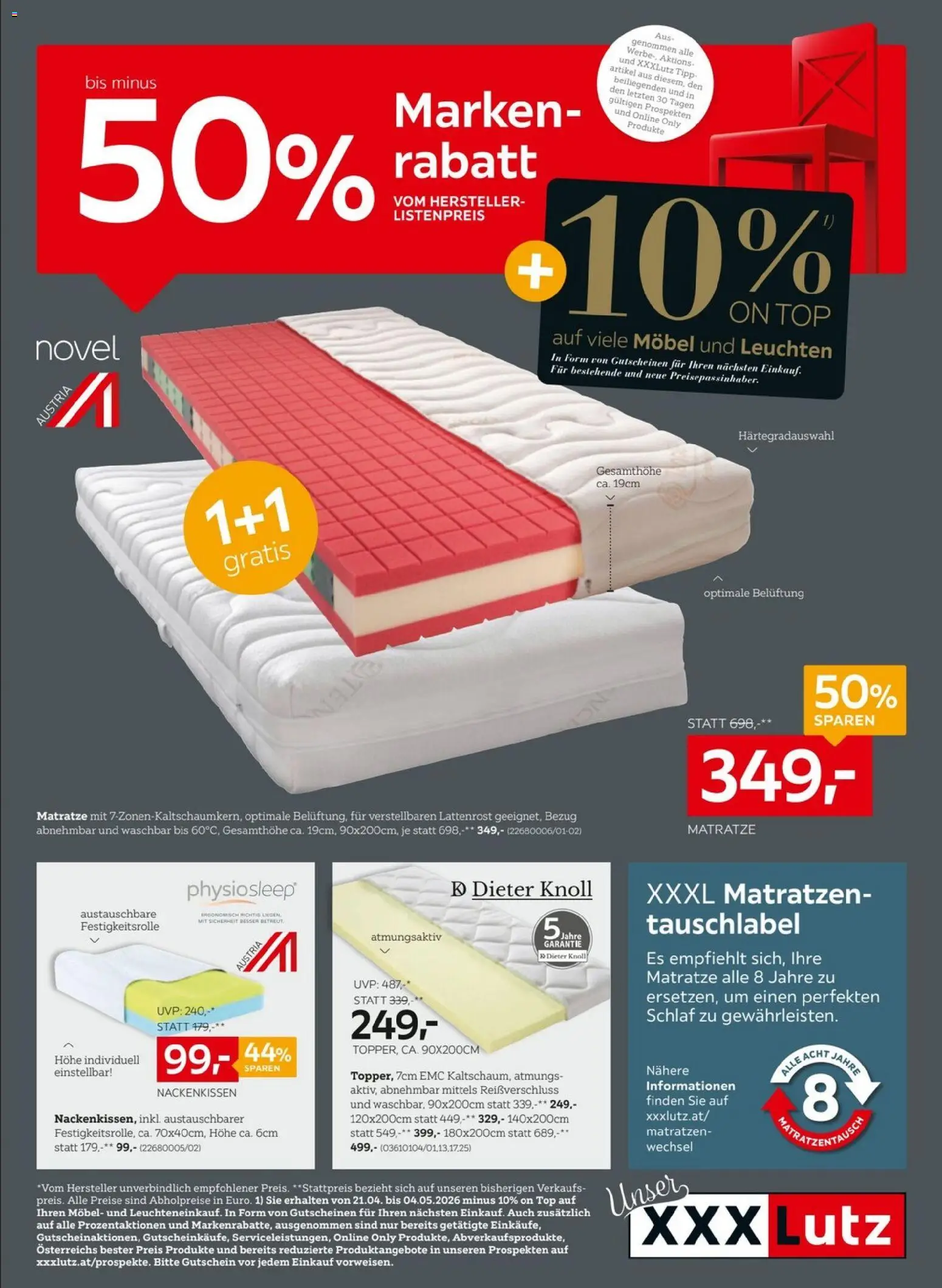 Vorschau der Angebote: XXXLutz XXXLutz Marken - rabatt gültig ab 21.04.2026