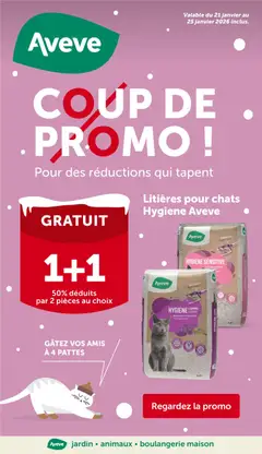 Voorbeeld van Publicité van winkel Aveve geldig vanaf 21/01/2026