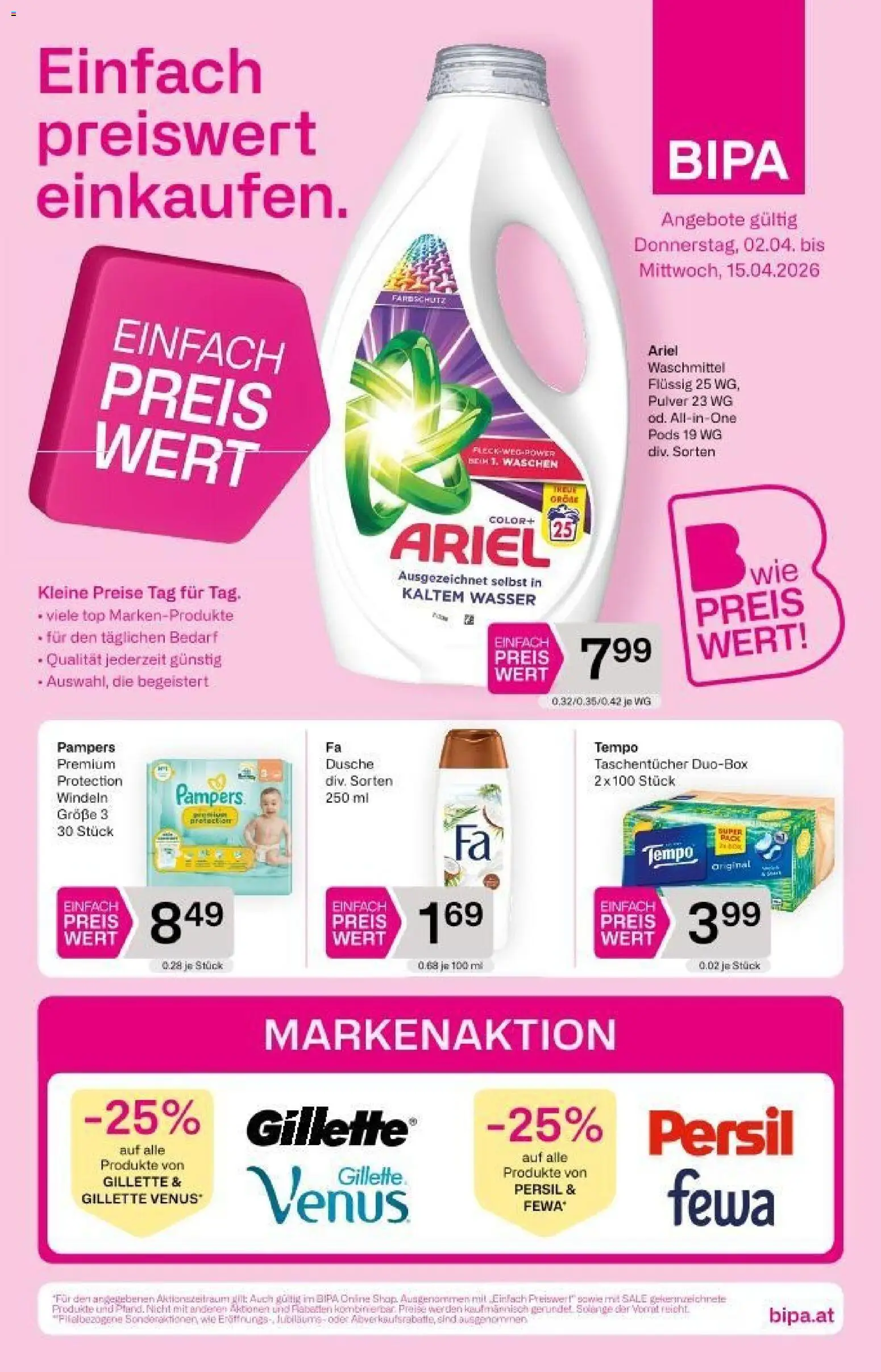 Vorschau der Angebote: Bipa Bipa Flugblatt gültig ab 02.04.2026