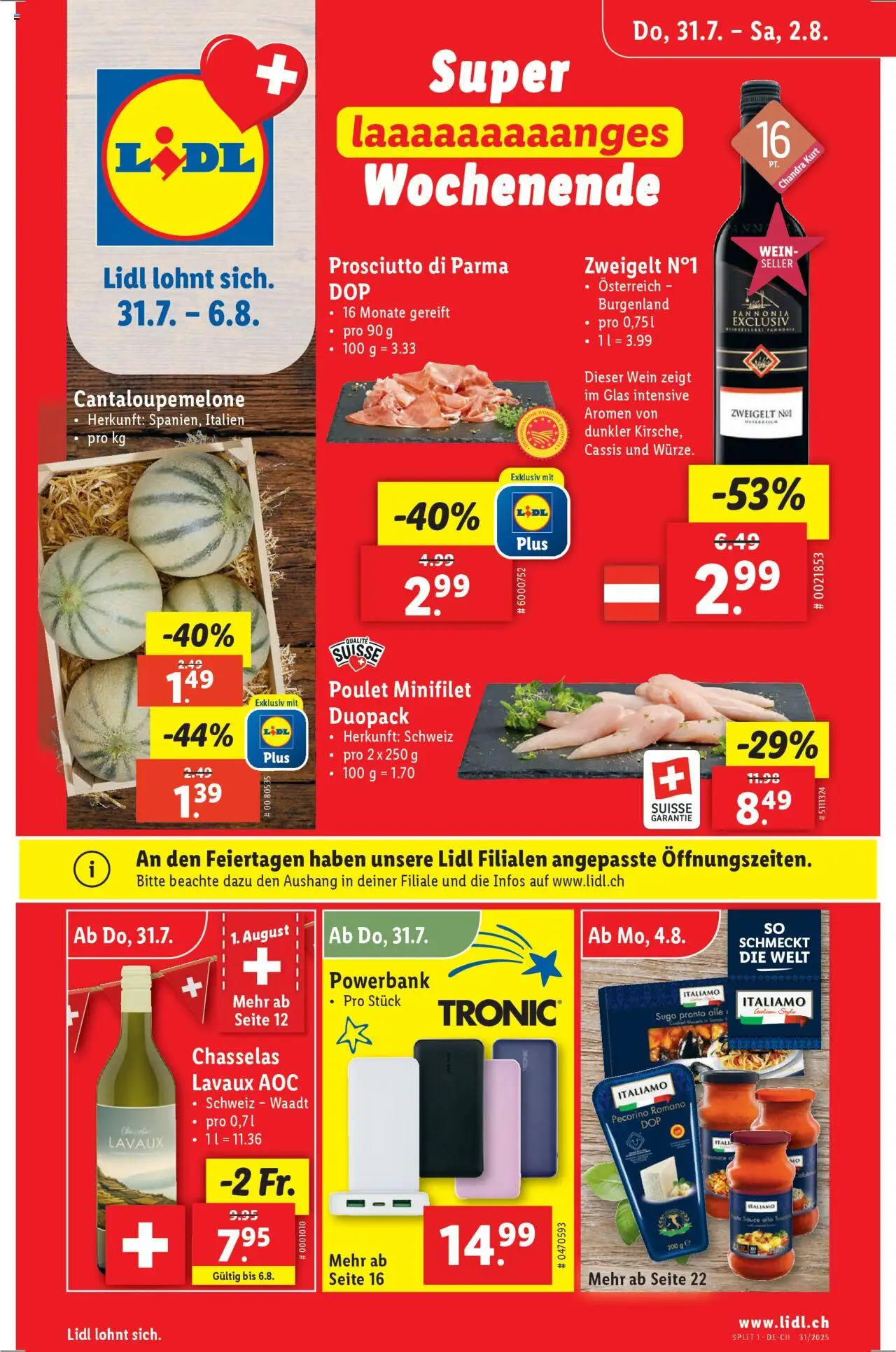 Lidl Aktionen ab 31.07.2025 - Seitennummer 1