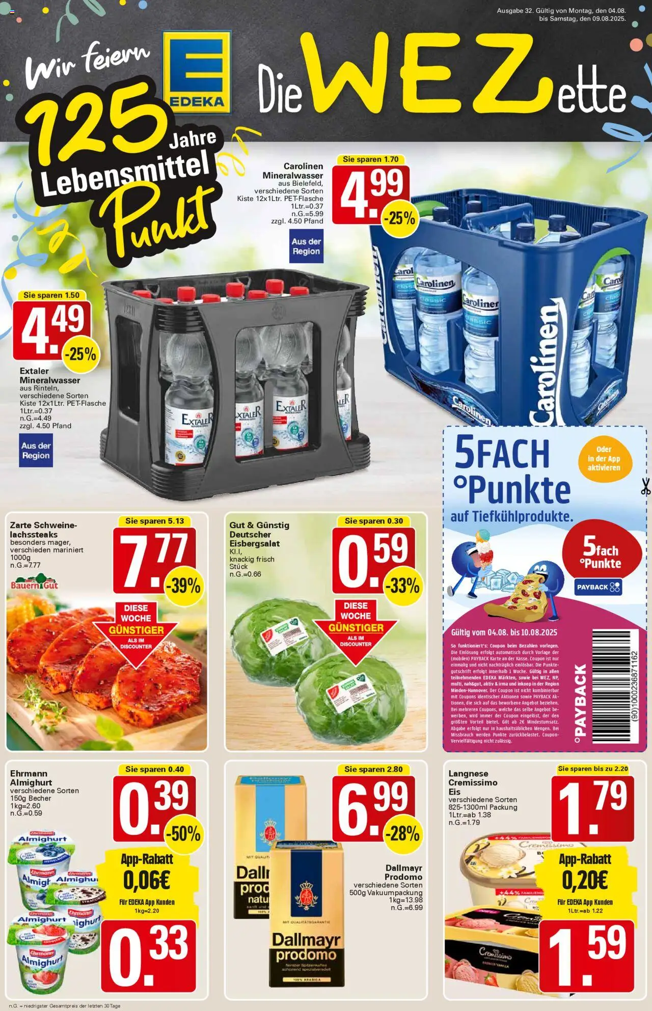 WEZ Prospekt (vom 04.08.2025 - 09.08.2025)
