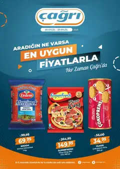 Çağrı Market Katalog 20.09.2025 - Broşürünün önizlemesi