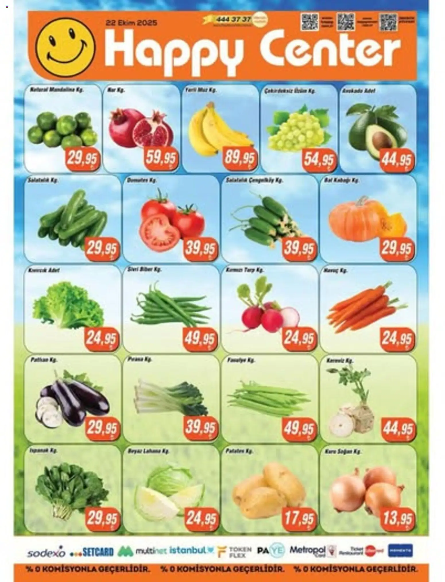 Happy Center Katalog 22 Ekim 2025 - Broşür, Indirim - Sayfa numarası 1