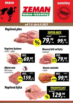 Náhled nabídky: Prodejny Zeman Leták - Dačice platný od 01.09.2025