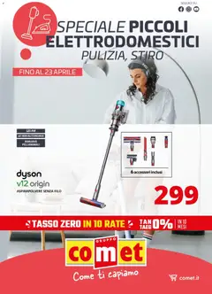 Anteprima dell'opuscolo Comet volantino Pulizia Stiro dal negozio Comet valido da 13/04/2026
