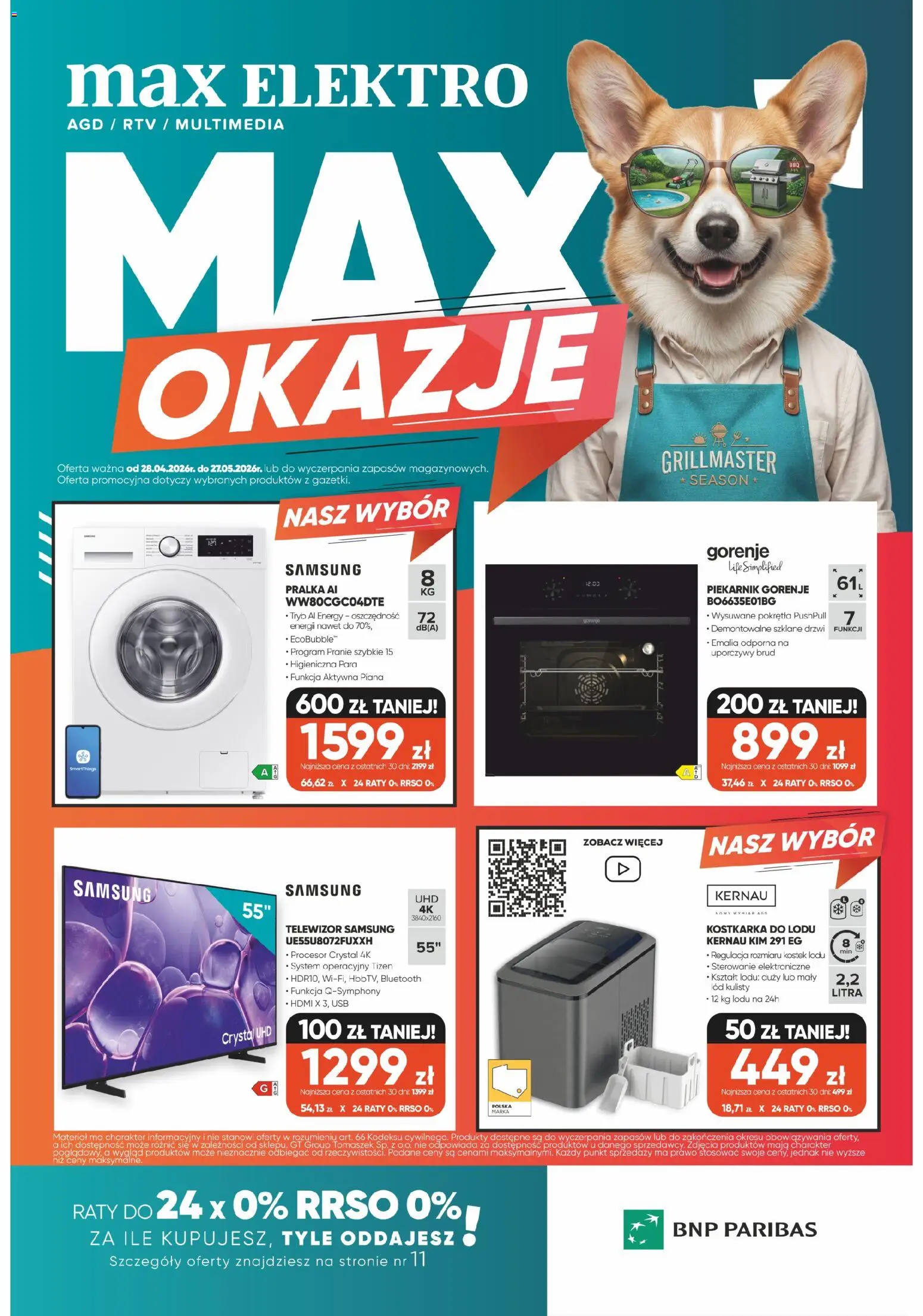 Pogląd gazetki "Max elektro gazetka" ze sklepu Max elektro ważnej od 28.04.2026