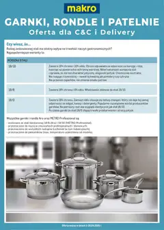Pogląd gazetki "Makro gazetka - Garnki rondla patelnie" ze sklepu Makro ważnej od 01.04.2026