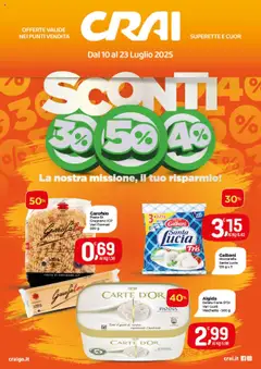 Anteprima dell'opuscolo Volantino Venezia dal negozio CRAI valido da 10/07/2025