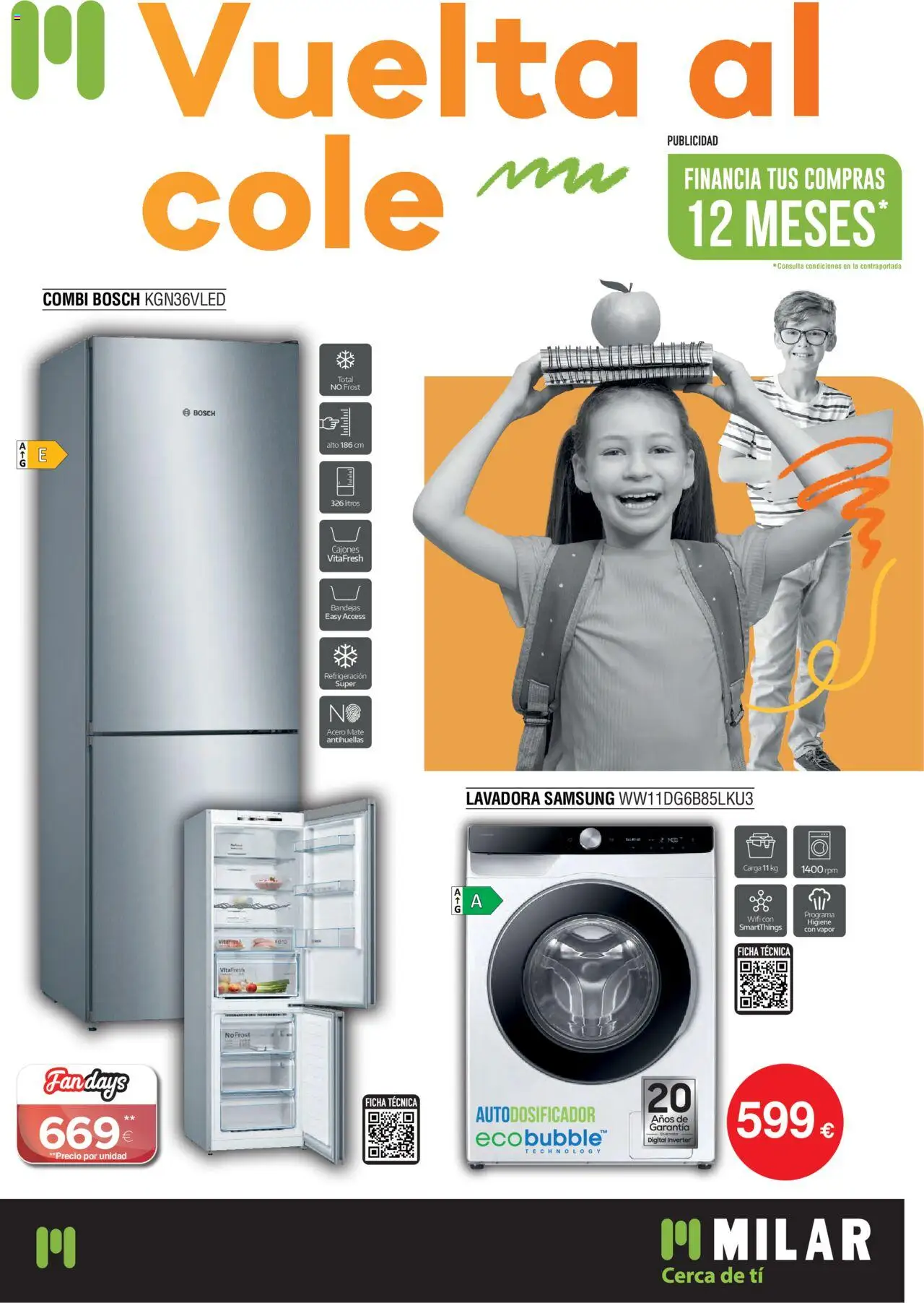 Milar Folleto > 01/09 - 30/09/2025 > Ofertas - Lavadora, Combi
