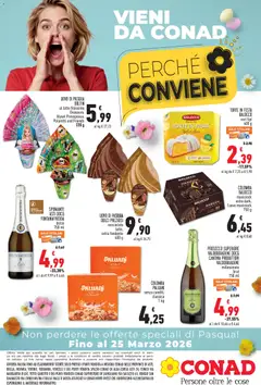 Anteprima dell'opuscolo Conad volantino Speciale Pasqua Piemonte dal negozio Conad valido da 19/03/2026