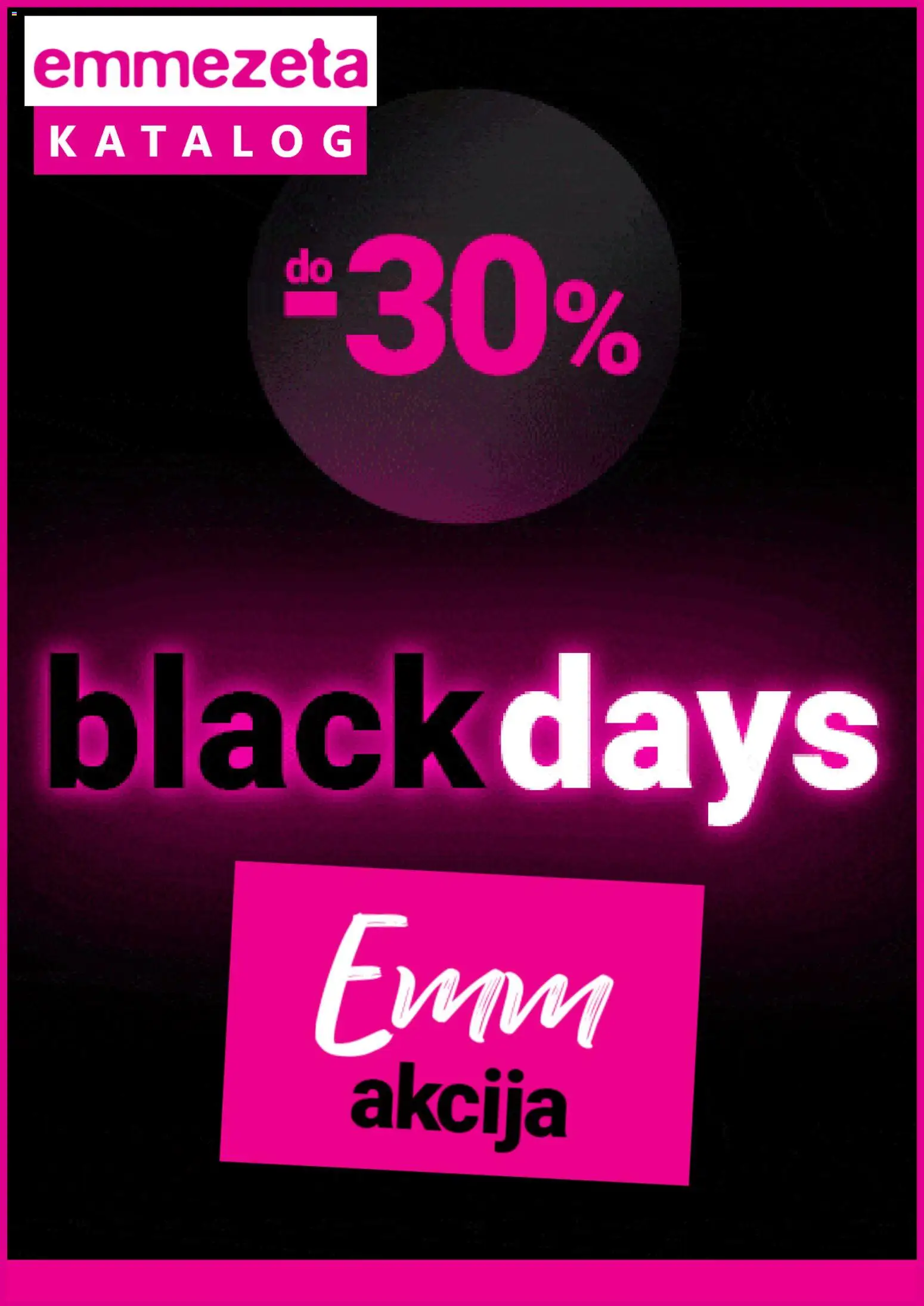 Pregled letka Katalog Black Friday trgovine Emmezeta vrijedi od 19.11.2025