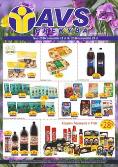 AVS parduotuvės leidinio AVS leidinys galiojančio nuo 2026.04.13 peržiūra