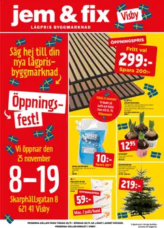 Förhandsgranska reklamblad Aktuella reklamblad Jem & Fix från butik Jem & Fix gäller från 25/11/2025