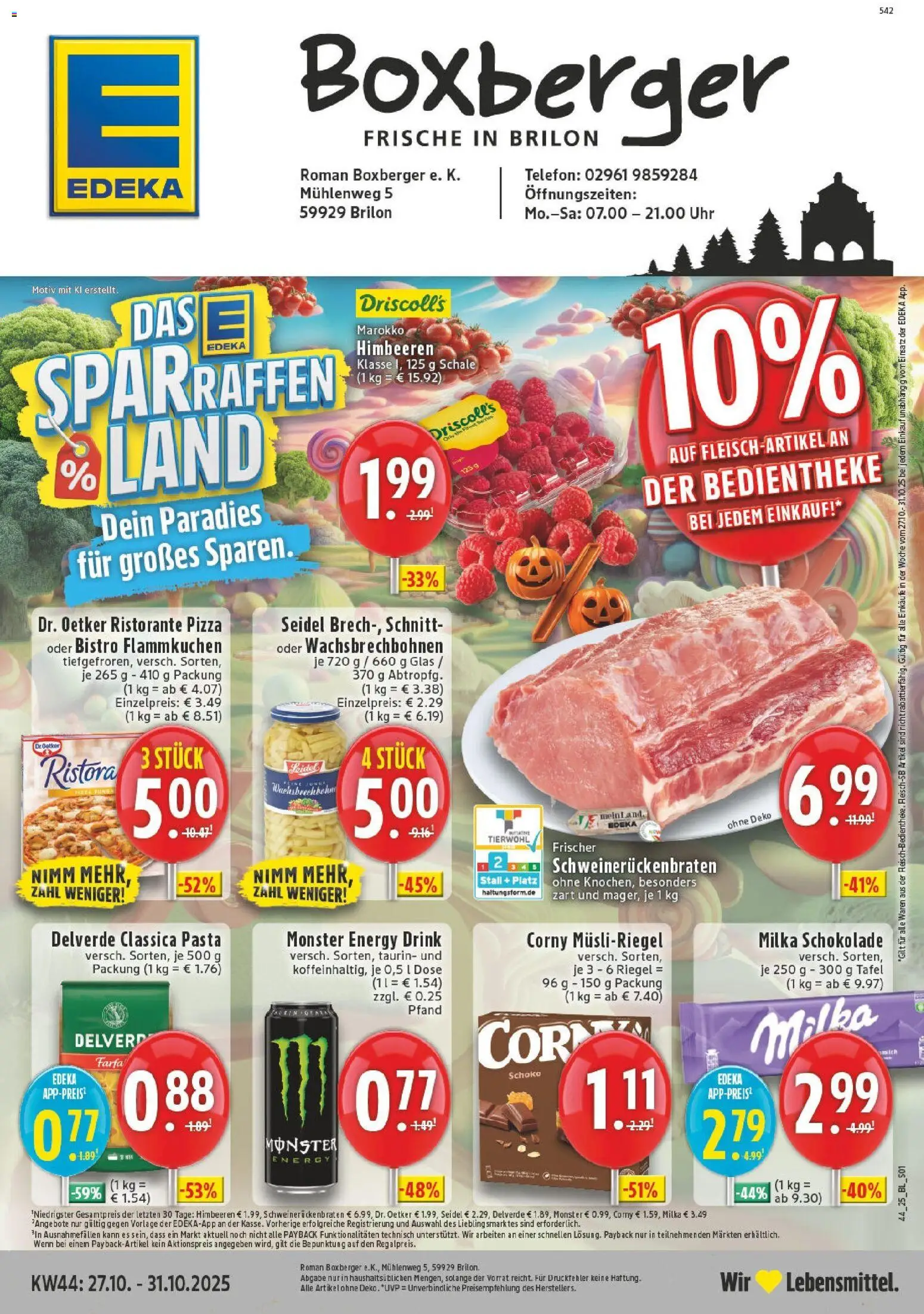 Vorschau von dem Prospekt des Geschäftes Edeka, gültig ab dem 26.10.2025