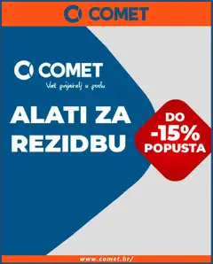 Pregled letka Katalog trgovine Comet vrijedi od 06.02.2026