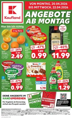 Vorschau von dem Prospekt des Geschäftes Kaufland, gültig ab dem 20.04.2026