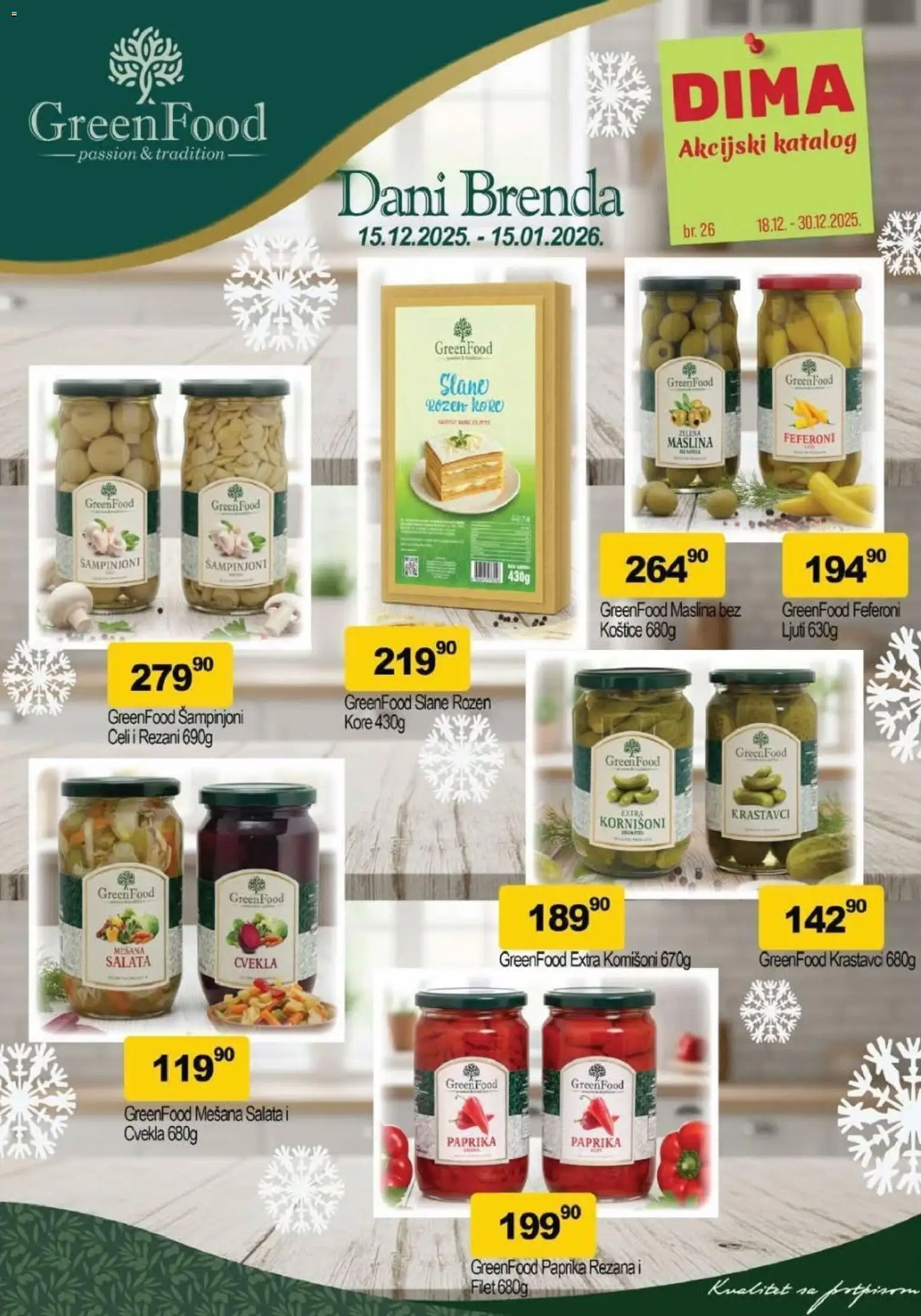 Pregled VP Dima kataloga - važi od 18.12.2025