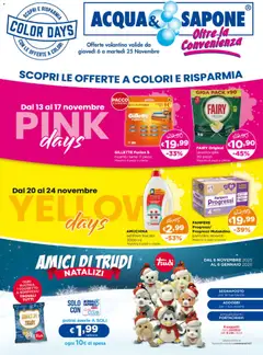 Anteprima dell'opuscolo Volantino Lazio, Lombardia, Piemonte, Puglia dal negozio Acqua e Sapone valido da 06/11/2025